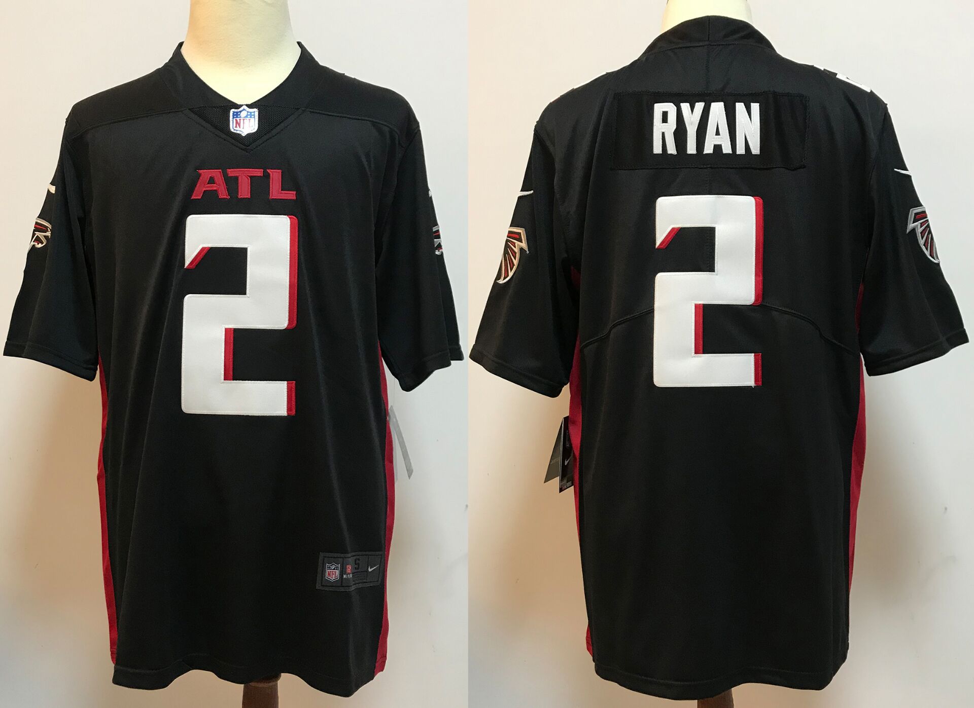 Men Atlanta Falcons 2 Ryan Black New Nike Limited Vapor Untouchable NFL Jerseys